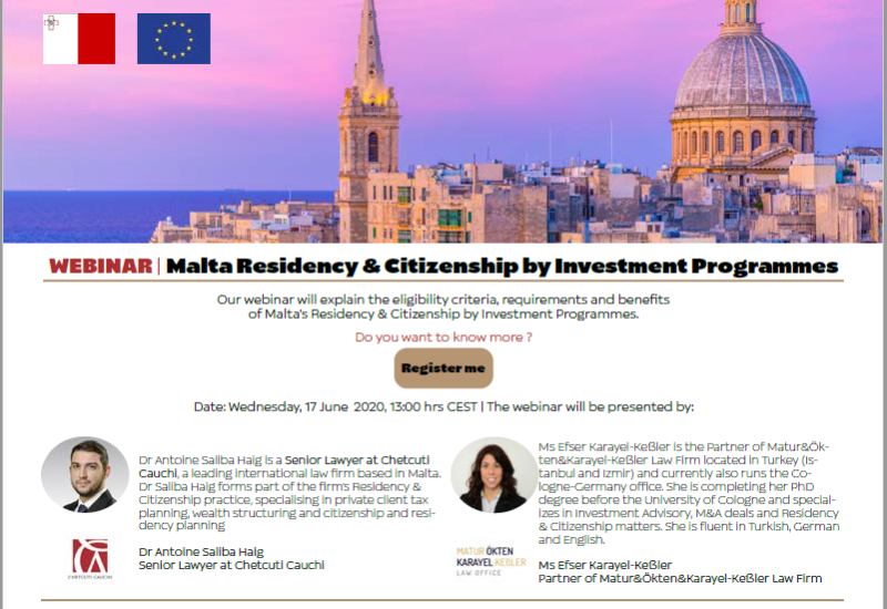 OUR SEMINAR ON RESIDENCY, CITIZENSHIP AND INVESTMENT IN MALTA